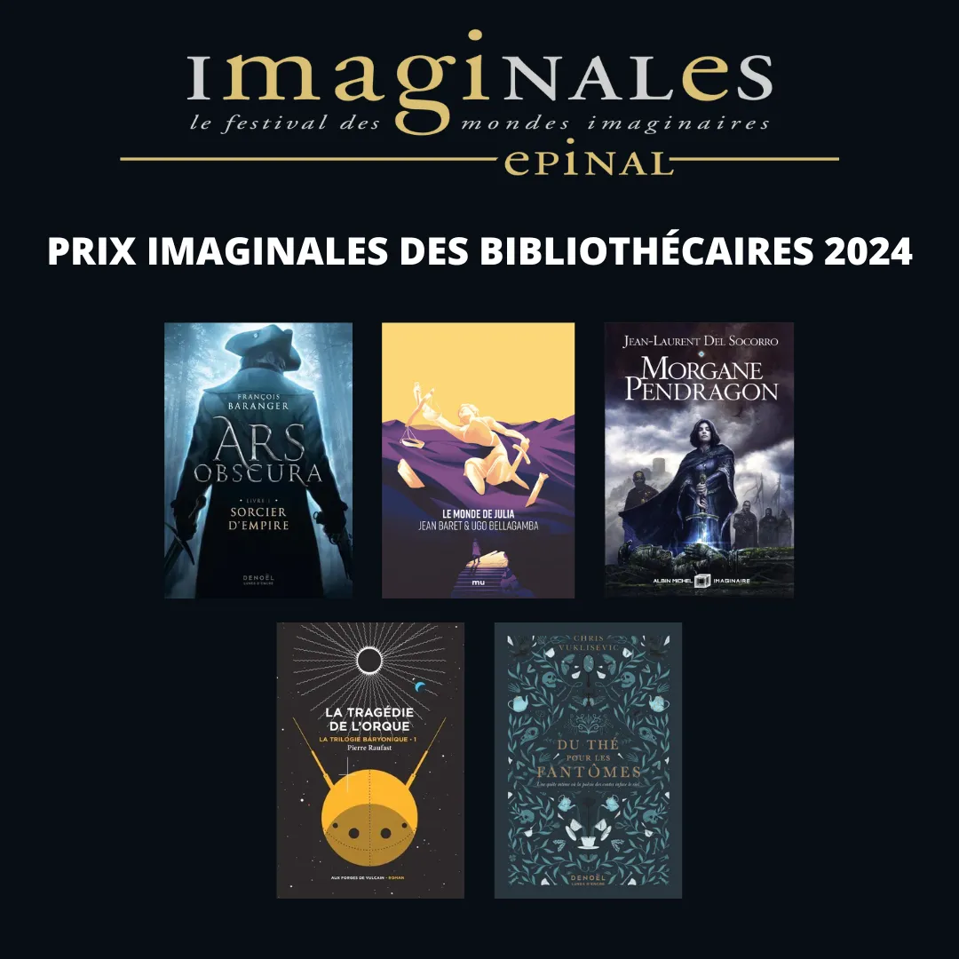 Prix Imaginales des bibliothécaires 2024 - Roman