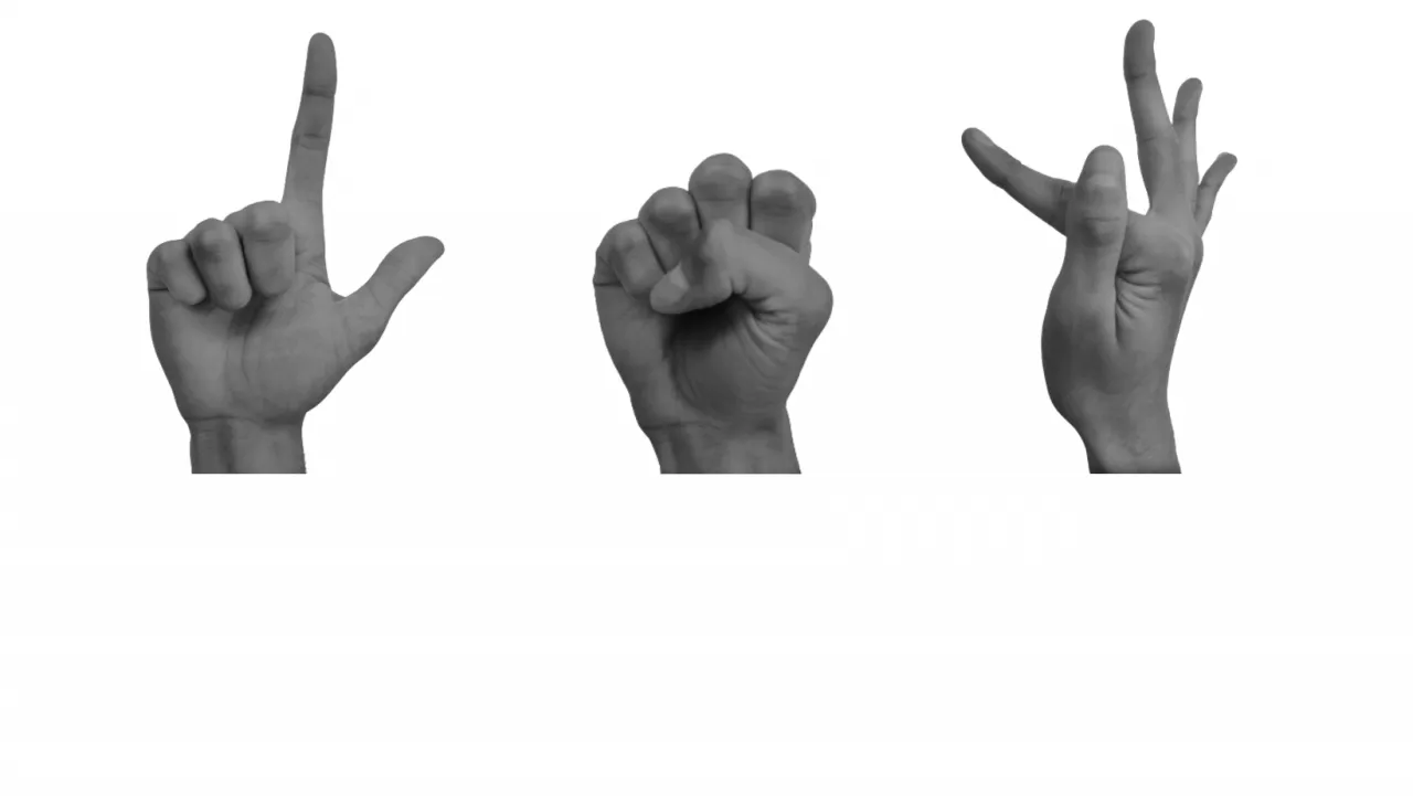 Langue des signes française (LSF) : images libres de droit